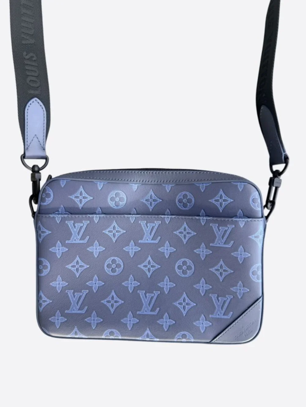 Louis Vuitton Blue Shadow Monogram Duo Messenger